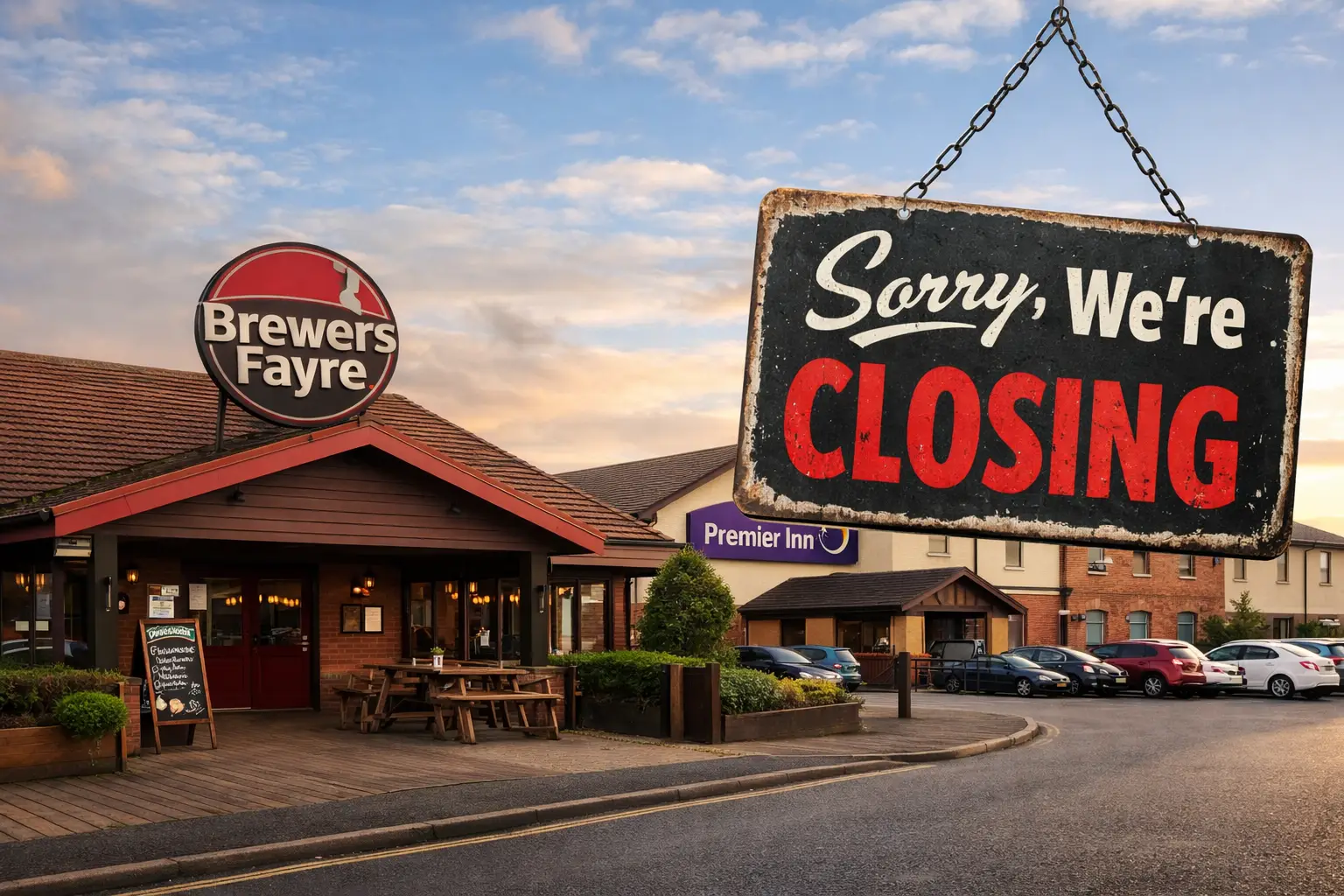 Popular UK restaurant chain Brewers Fayre closes another site as Whitbread shifts focus