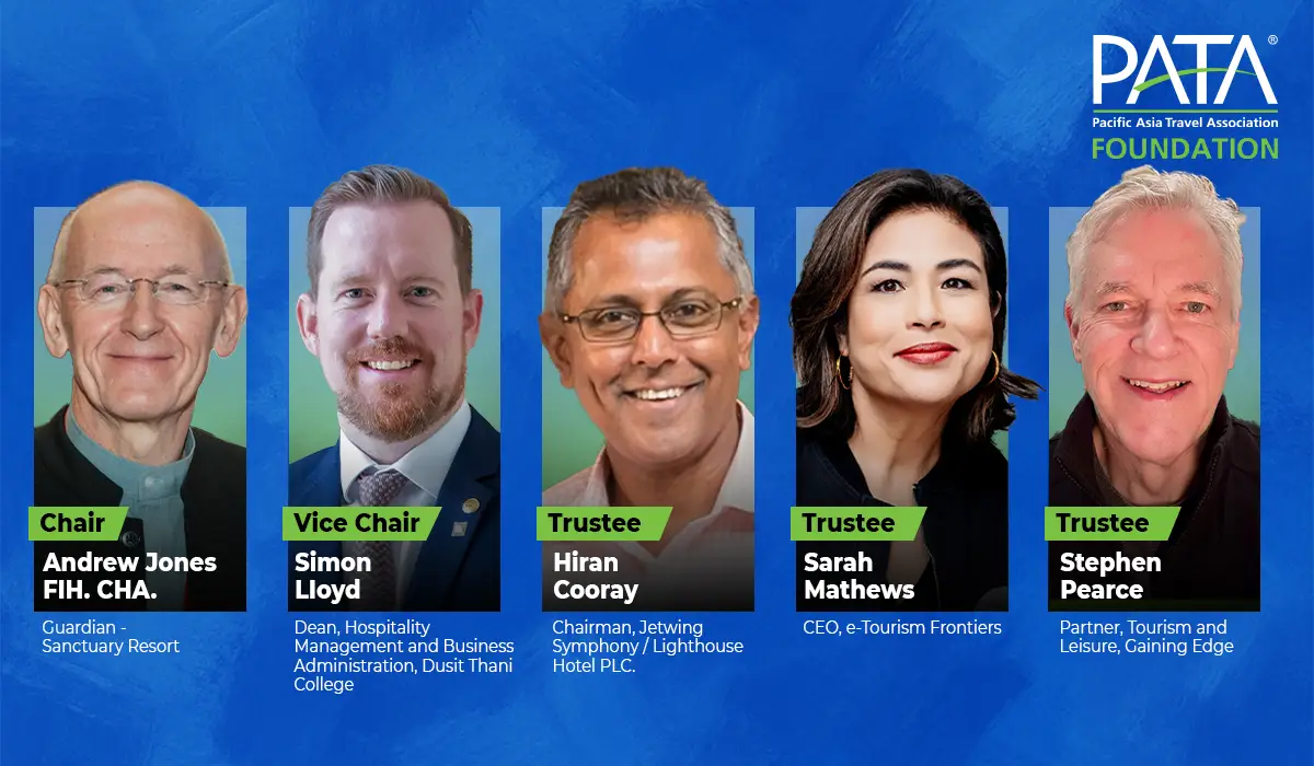 PATA Foundation trustees with face images