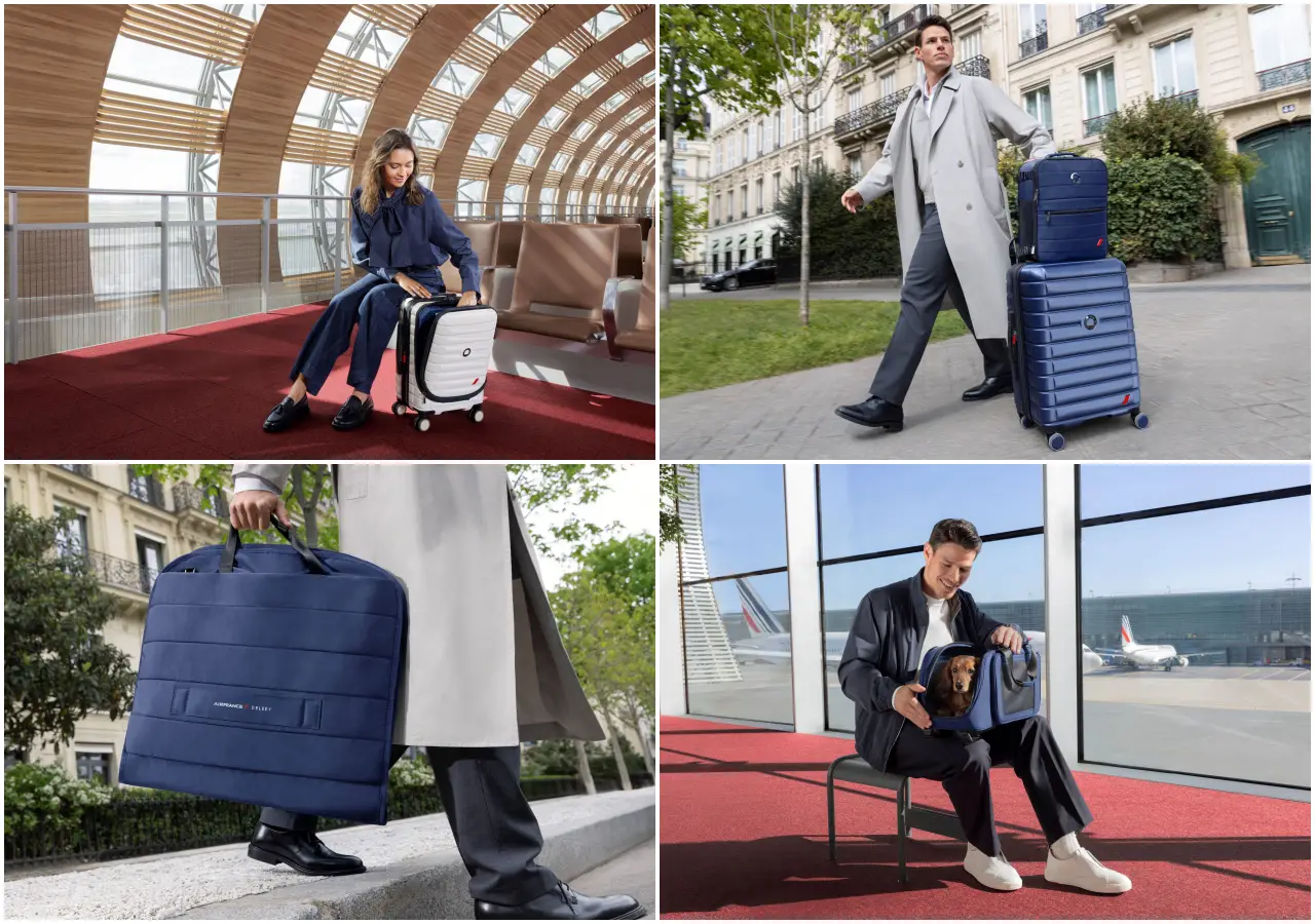 Air France y DELSEY PARIS desvelan una nueva gama de equipaje y accesorios de viaje
