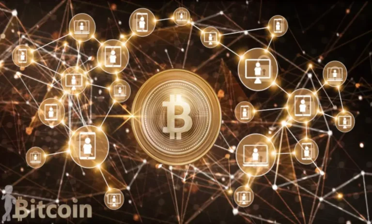 Other News 18 Bitcoin network concept with digital connections illustrating global payments and decentralized finance system