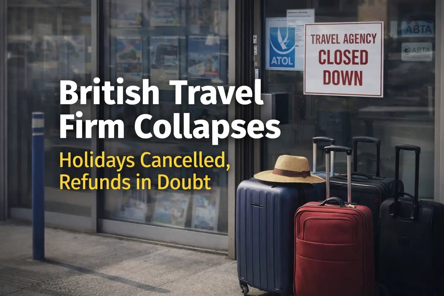British travel firm collapses cancelling all holidays and refunds at risk