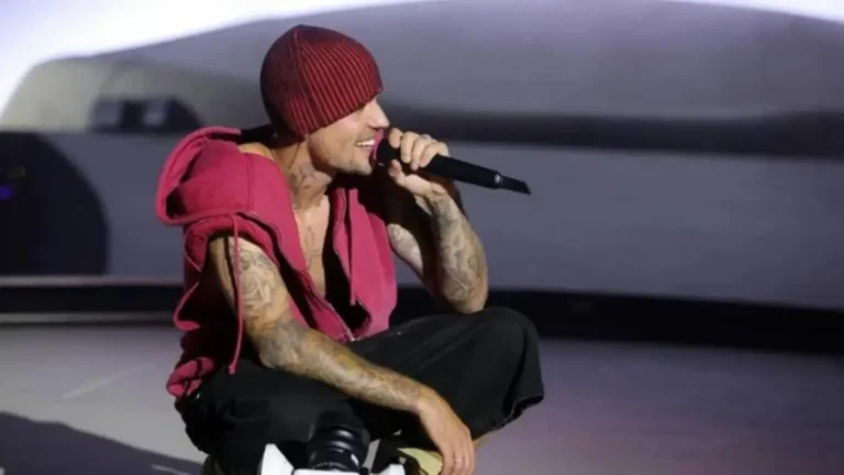 Justin Bieber performing at Coachella 2026