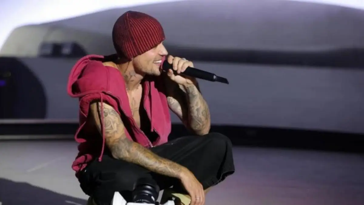 Justin Bieber performing at Coachella 2026