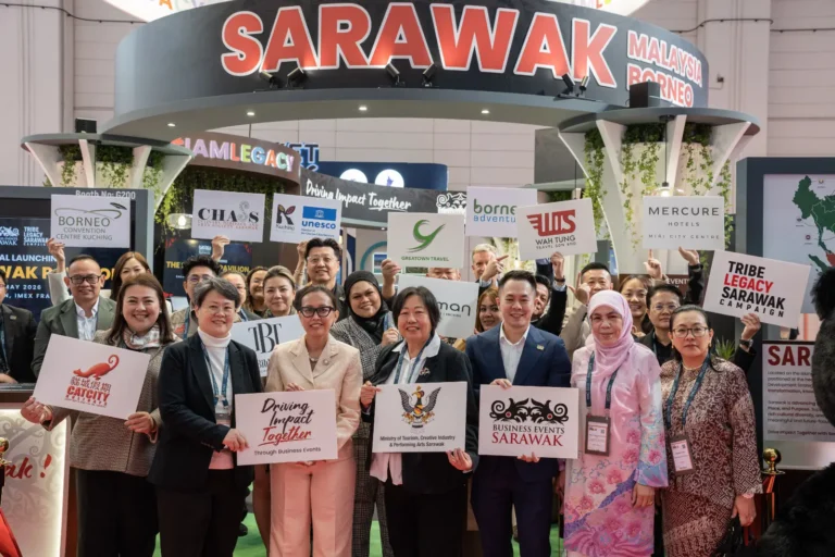 Sarawak unveils new airline, convention expansion and business tourism plans at IMEX Frankfurt 2026.