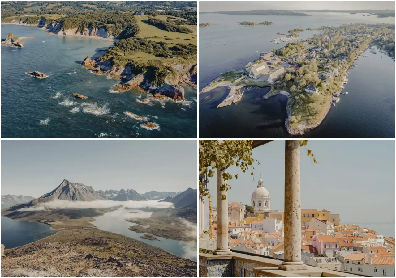 Explora Iii: Maiden Season Starts 3 August With Northern Europe Journeys, Solar Eclipse Experience &Amp; Transatlantic Voyage 3 Collage of coastal and city destinations in Northern Europe, Iceland and Portugal featured on EXPLORA III summer 2026 voyages