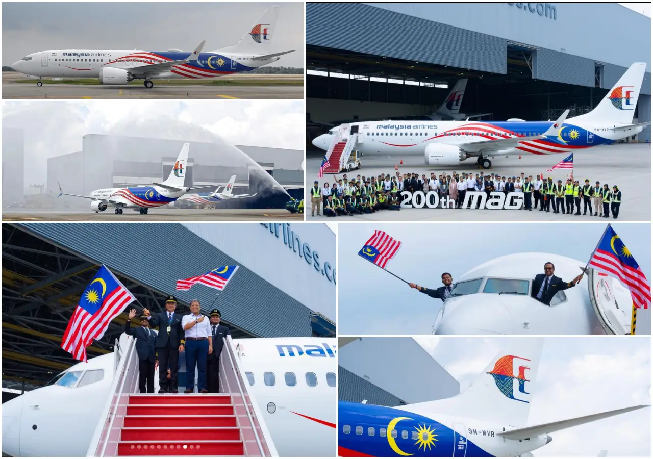 Malaysia Airlines Marks 200th Boeing Aircraft Delivery Milestone with Latest 737-8 Arrival
