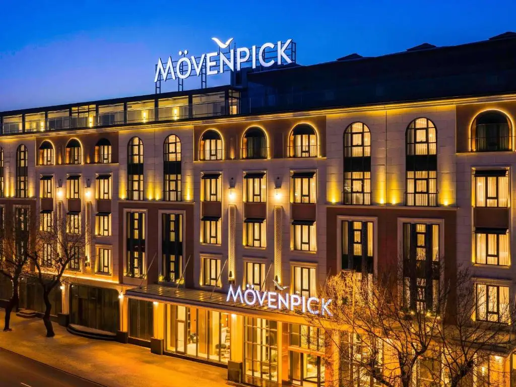 Istanbul Leads Europe In New Hotel Openings For 2026 3 Exterior view of Mövenpick Istanbul Old Town hotel illuminated at night in Istanbul’s historic district