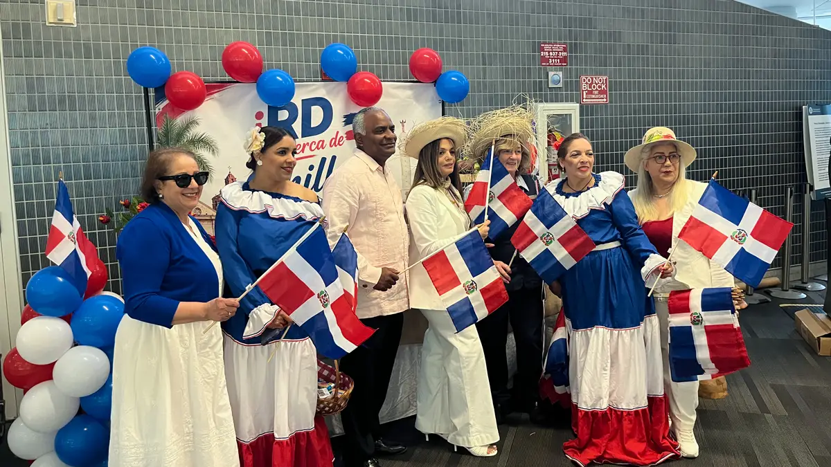 Celebration at Philadelphia International Airport marking new flights to Budapest, Prague and Santiago