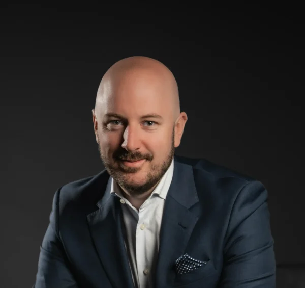 Portrait of Benjamin Nesbitt, newly appointed Director of Operations at Trilogy Hotels