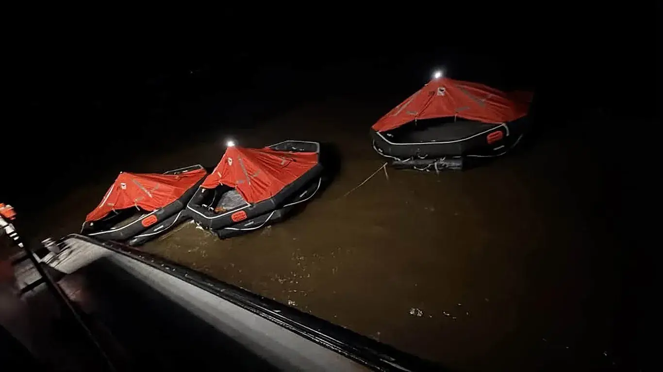 Guyana Ferry Sinks With 116 On Board, 53 Rescued In Search 12 rescues from sinked ferry in Guyana