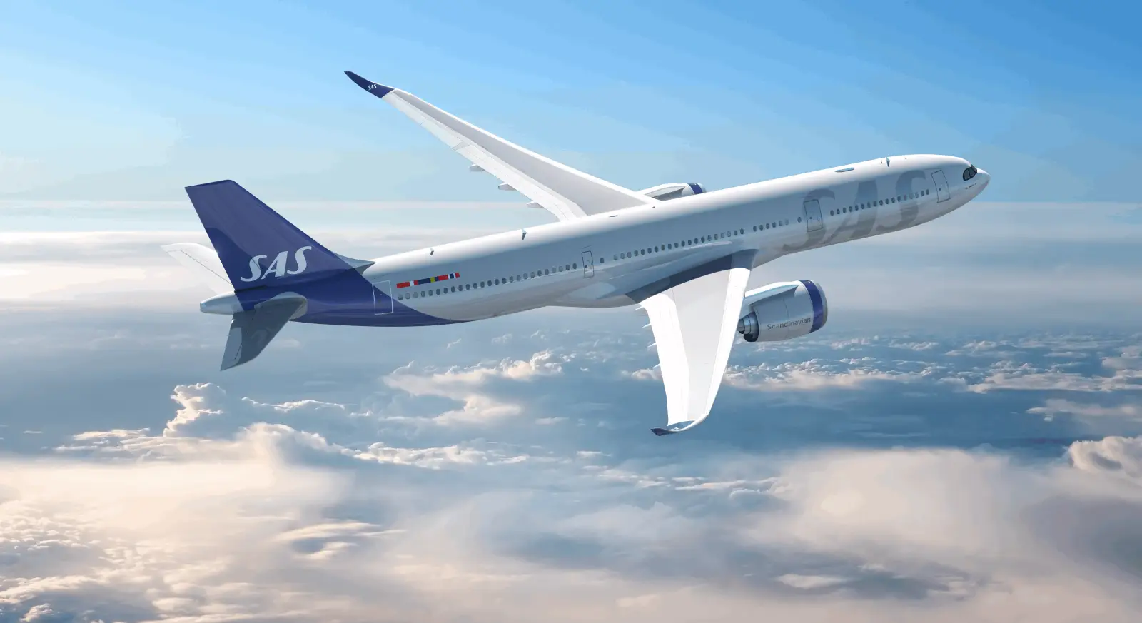 Sas Orders 18 Airbus A330Neo Aircraft In June 2026 3 SAS Airbus A330-900 aircraft in flight, representing the airline's new long-haul fleet expansion and modernization strategy.
