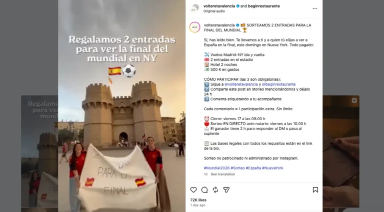 valencian restaurants worldcup final promo